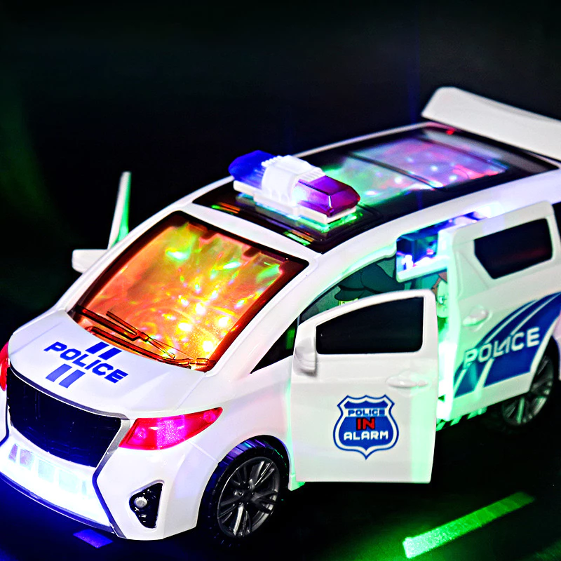 ของเล่นเด็ก รถตำรวจ Alphard police จำลองรถตำรวจมีแสนไฟมีเสียง ของขวัญเด็ก ของเล่นเสริมพัฒนาการเด็ก