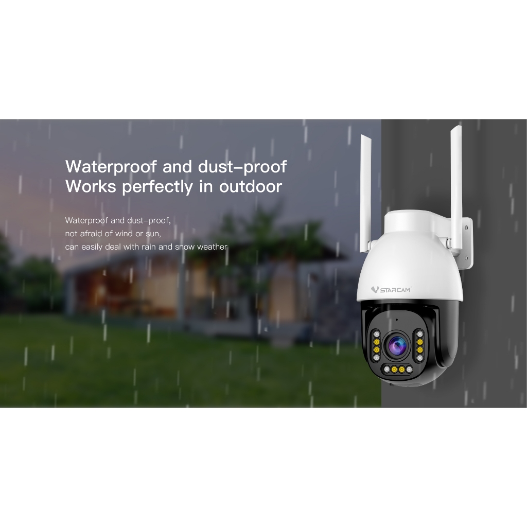 Vstarcam CS611Q-X5 กล้องวงจรปิด Outdoor  ความละเอียด 4MP ซูมได้ 5 เท่า