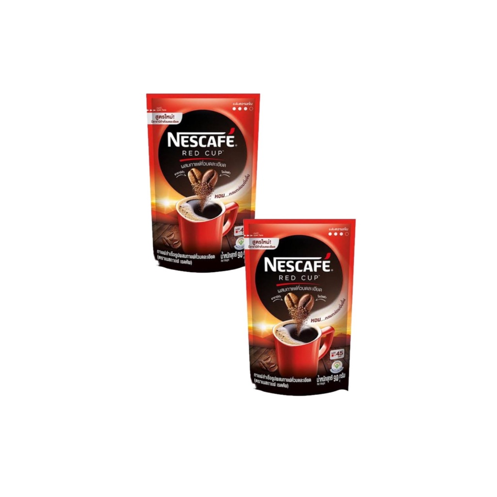 [ส่งฟรี] เนสกาแฟ เรดคัพ ถุง 90 กรัม (2 ถุง)