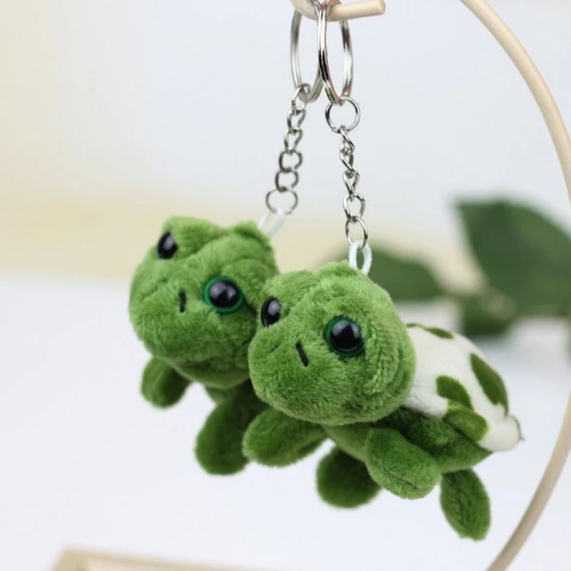พวงกุญแจเต่า ตุ๊กตาเต่าสีเขียว มีสินค้าพร้อมส่ง ห้อยกระเป๋า ราคา ถูกที่สุด ดีลบีเคเค แกลเลอรีภาพที่ 6