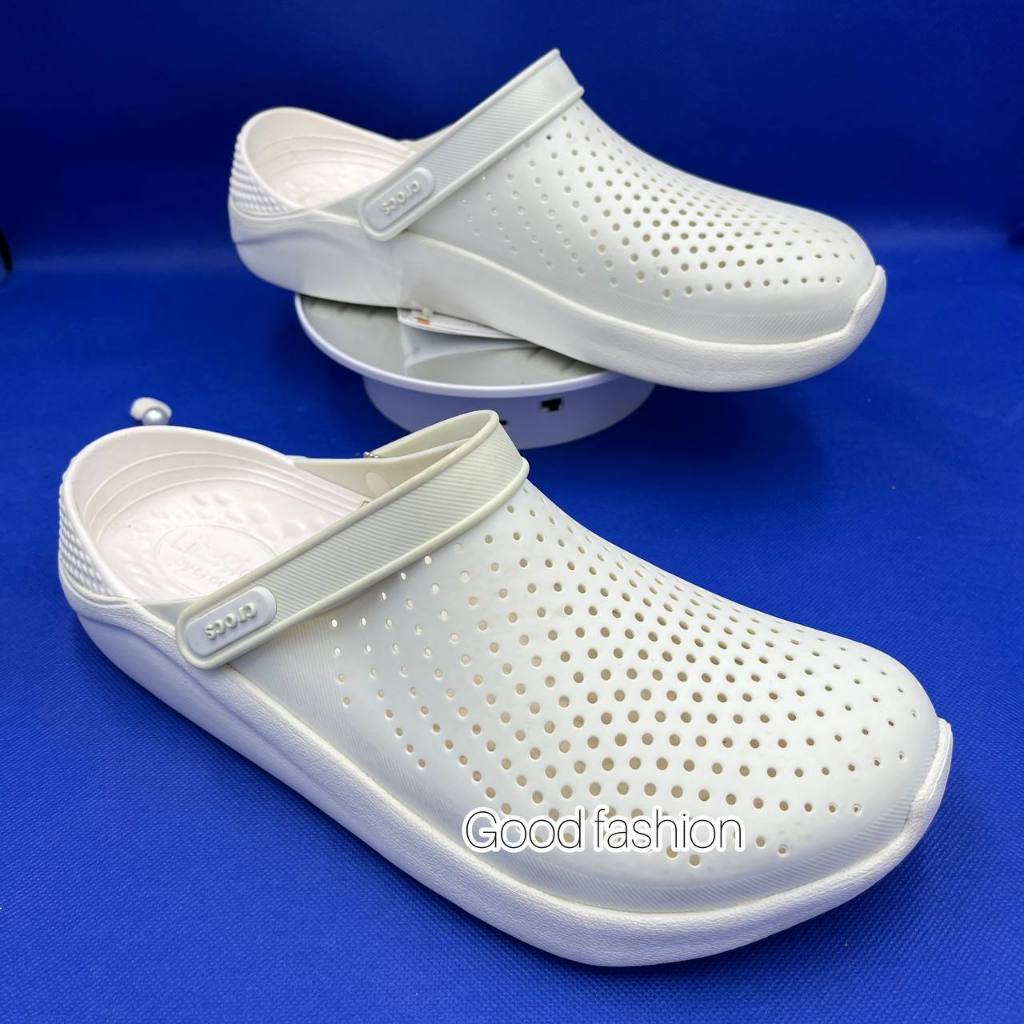 Crocs Lite Ride Clog รองเท้าแตะ แบบลำลอง เบา นิ่ม ใส่ได้ทุกเพศ