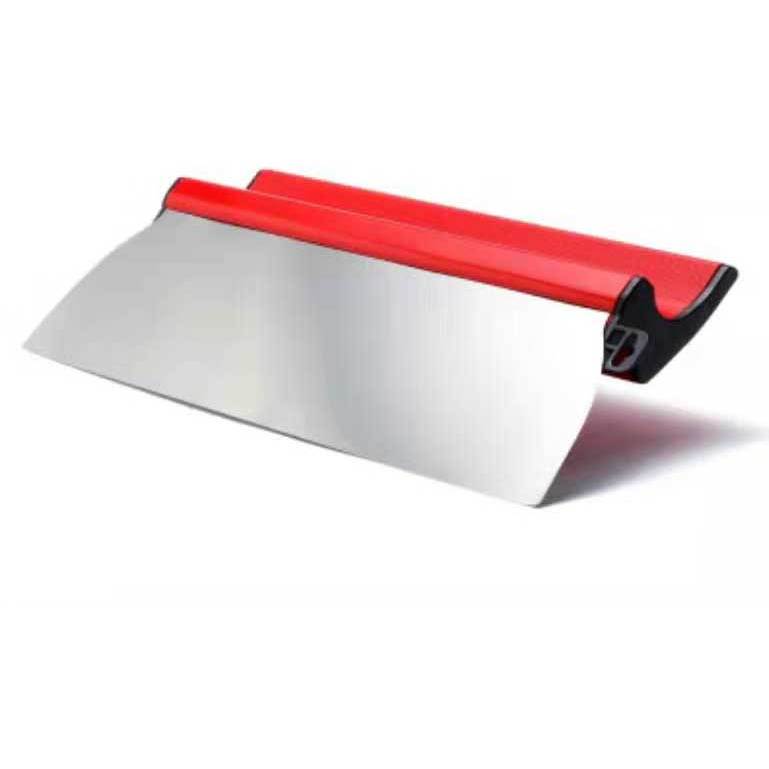 เกรียงฉาบไม้พายแสตนเลสสตีลใบมีดงอได้ผนังเรียบทำจากDrywall สำหรับภาพฝาผนังเครื่องมือขูดปูนฉาบ25ซม. 40ซม. 60ซม.