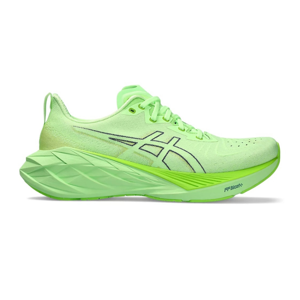 Asics รองเท้าวิ่งผู้ชาย Novablast 4 (2E) Wide | Illuminate Green/Lime Burst ( 1011B694-300 )