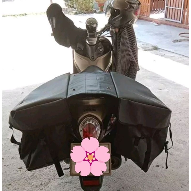 กระเป๋าส่งพัสดุ หนังเทียม PVC ขนาด ก×ย×ส= 30×50×40 ซม. กันน้ำกันฝนกันแดด - รูปที่ 2