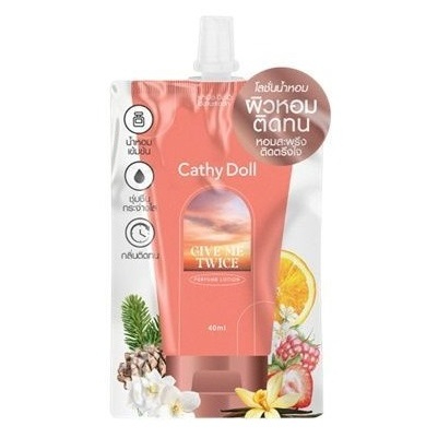 Cathy Doll Perfume Lotion 40ml.โลชั่นน้ำหอม เคที่ดอลล์ เพอร์ฟูม โลชั่น กลิ่นหอมติดทนตลอดวัน(1ซอง) ราคา ถูกที่สุด ดีลบีเคเค แกลเลอรีภาพที่ 9