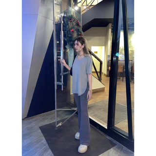 กางเกงขาม้า เอวสูง ยืดเบาใส่สบาย มี ไซด์