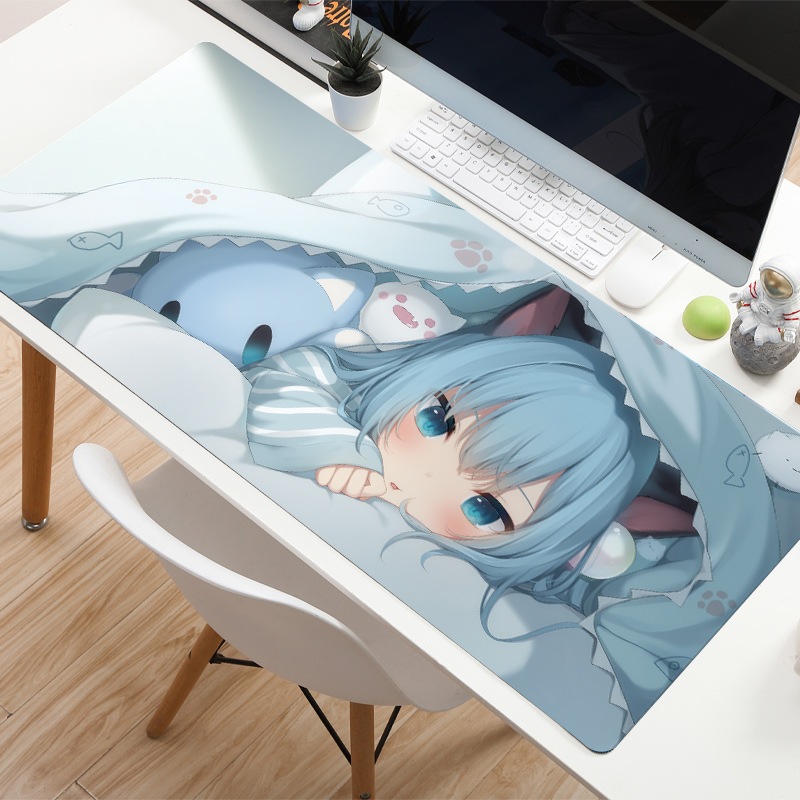 ⌨️🖱️ แผ่นรองเม้าส์ แผ่นรองเมาส์ ลาย อนิเมะ Anime ขนาดใหญ่ 800*300*2 mm 🖱️⌨️ anime e-sports gaming mouse pad 🖱️⌨️
