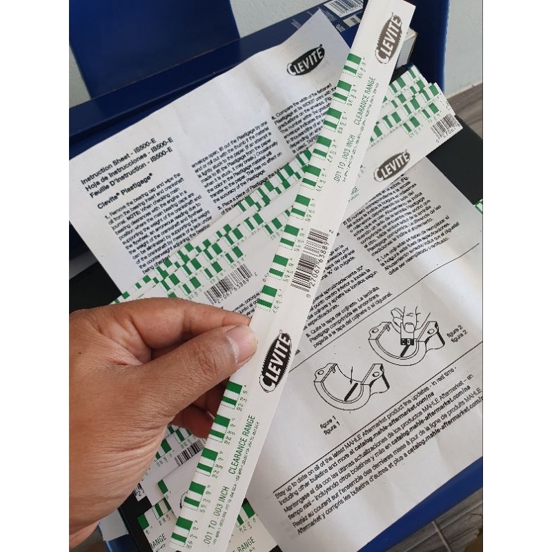 พลาสติกเกจ สีเขียว วัดเคลียร์แลนส์ ข้อเหวียง ก้านสูบ