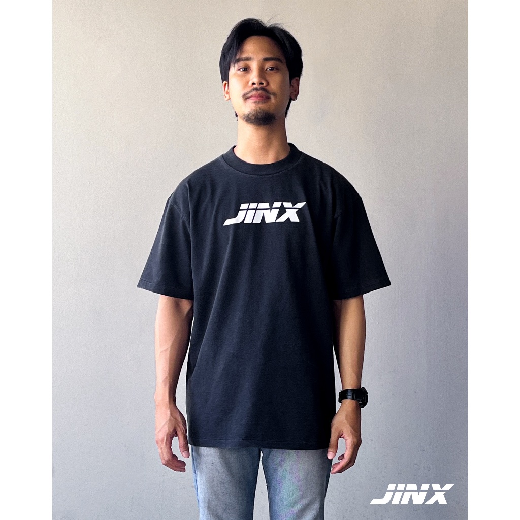 เสื้อยืดฟอกสีเฟด Jinx logo faded tee