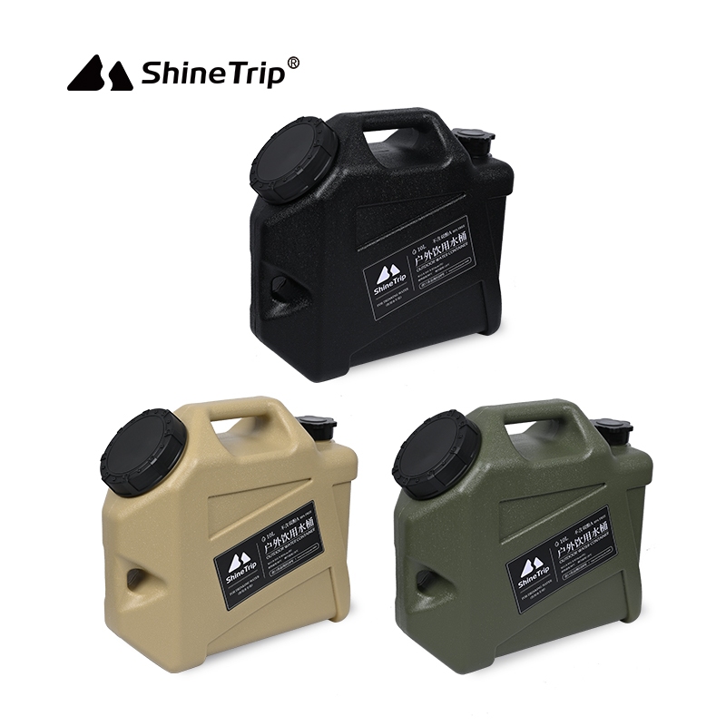 ถังน้ำดื่มพกพา ShineTrip รุ่น a423 a426 ขนาด 10L-15L พร้อมหัวก๊อก วัสดุ PE Food Grade คุณภาพสูง