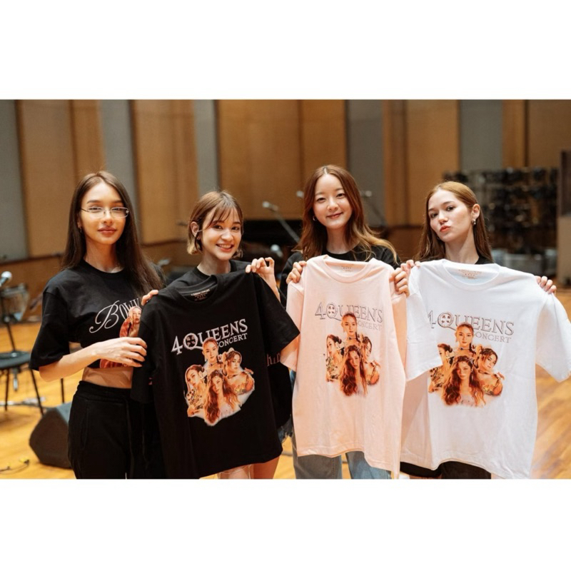 (มือ1 พร้อมส่ง) เสื้อ คอนเสิร์ต T-Shirt 4 QUEENS CONCERT
