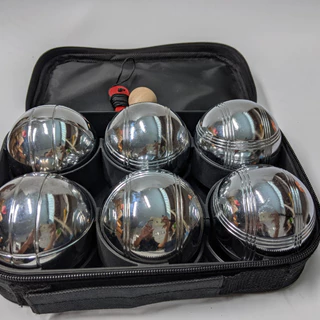 ลูกเปตอง ชุดลูกเปตอง พร้อมกระเป๋า Metal Bocce Ball Set 1 ชุด 6 ลูก