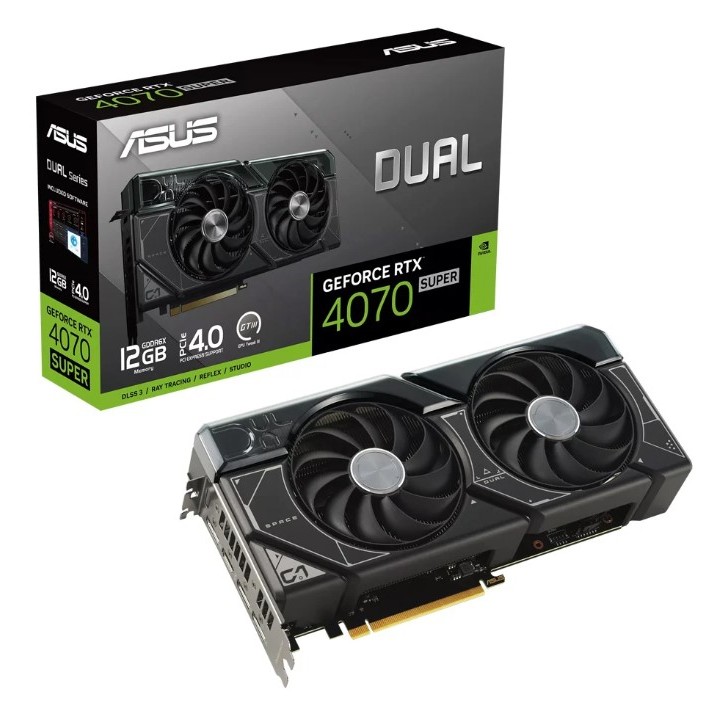ASUS Dual RTX4070 SUPER 12GB GDDR6X