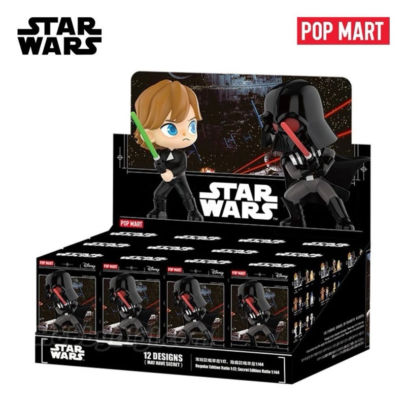(พร้อมส่งในไทย) Gachabox Star Wars Series by POP MART แบบสุ่มกล่อง1ตัว ลุ้นตัวพิเศษ