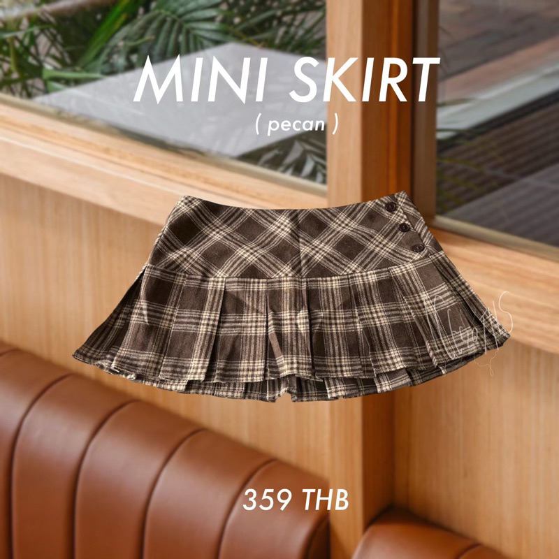𝒾𝒸𝑒𝒸𝓁𝑜𝓉𝒽𝓈 𐐪ї𐑂 | miniskirt กระโปรงมินิสเกิร์ตเอวต่ำลายสก๊อต
