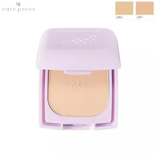 (มินิ-ม่วง 5g.) โฉมใหม่! CUTE PRESS EVORY RETOUCH คิวเพรส อิเวอร์รี่ รีทัช แป้งพัฟผสมรองพื้น