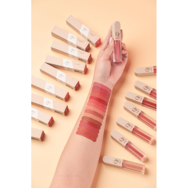 Queez Lipsแมทซ์ ฉ่ำ ติดทน กันน้ำเทียบเค้าเตอร์แบรนด์💯