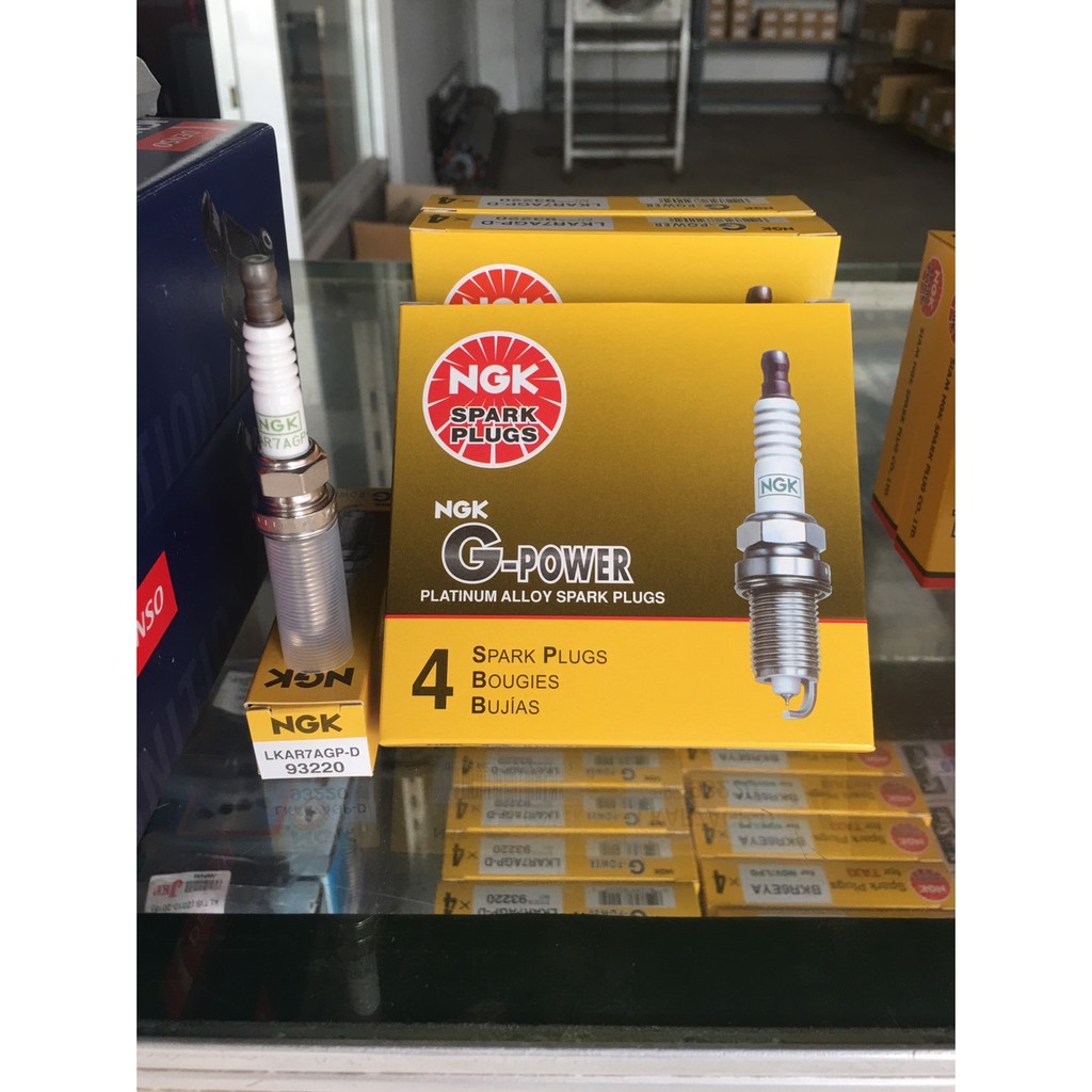 หัวเทียน NGK ALTIS (ราคาต่อ 1 ชุด 4 หัว) *เครื่อง DUAL* เท่านั้น อัลติส LKAR7AGPD 93220 คอยล์ DUO TO