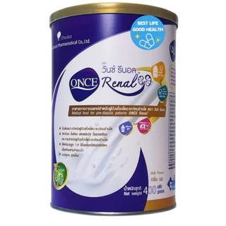 Once Renal 400g วันซ์ รีนอล 400กรัม สำหรับผู้ป่วยโรคไตระยะก่อนล้างไต อาหารทางการแพทย์