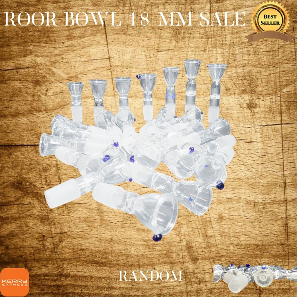ส่งไว ถ้วยแก้ว ROOR Bowl 18mm SALE โจ๋แก้ว คัพแก้ว คัพเสริม อุปกรณ์เสริมข้อต่อ ขนาด 18 มม.