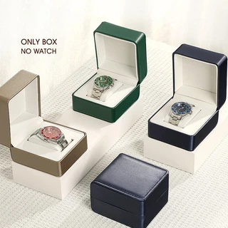*พร้อมส่ง*กล่องนาฬิกา หรูหรา（PUหนังคลาสสิก+ในผ้าฟล็อค）กล่องใส่นาฬิกา Watch Box กล่องของขวัญ
