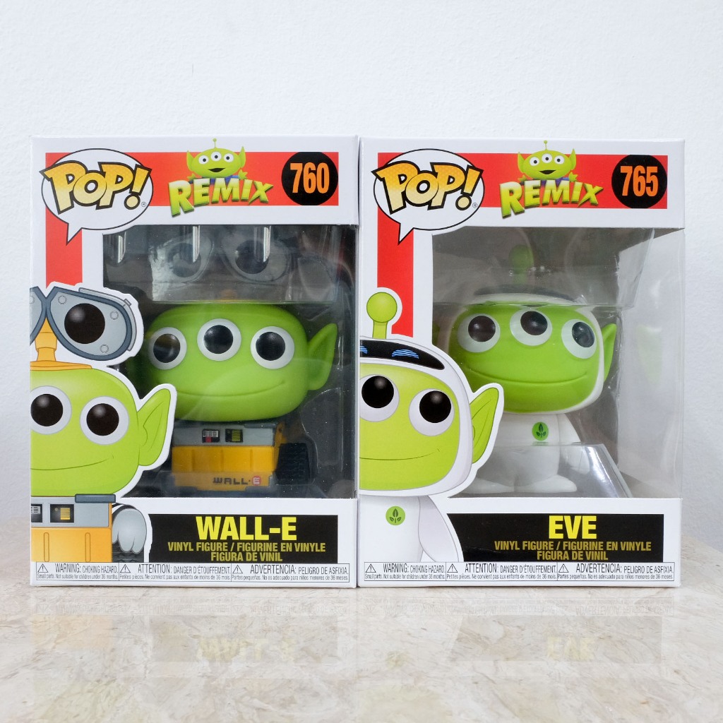 🌸 [Cute] 🌸 Funko Pop Alien Remix as  Wall E &  Eve กล่องสวย