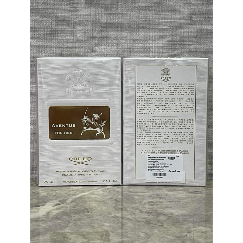 [น้ำหอมแท้ 💯] Creed Aventus for her 75ml กล่องขาย (Full box)