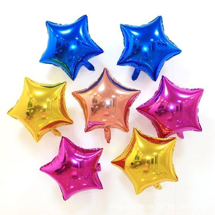 ลูกโป่งดาว ฟอยล์ดาว ขนาด10 นิ้วราคาถูกส่งจากไทย