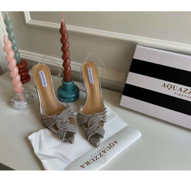 Aquazzura รุ่นใหม่ใส่แล้วขาเรียวสวยมากค่ะ
