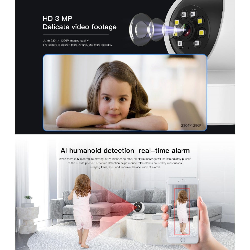 VSTARCAM CG49L 4G LTE SIM / CS49L WiFi / CS49Q 5G WiFi SHD 1296p 3.0MP iP Camera กล้องวงจรปิดใส่ซิม