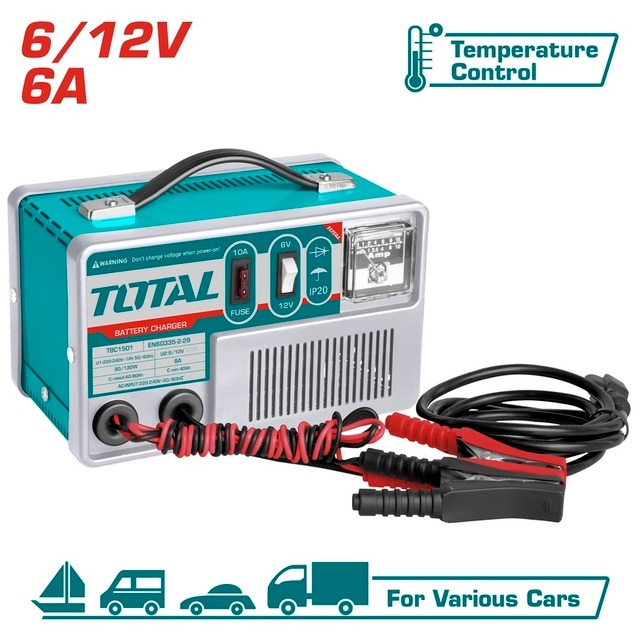 TOTAL เครื่องชาร์จแบตเตอรี่ รุ่น TBC1501