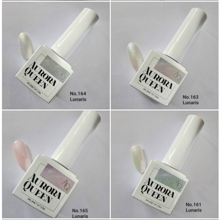ขายแยก สีเจล🇰🇷AQ 'Lunaris' glitter collection 8สีกลิ๊ตเตอร์ Aurora Queen DGel Koreaของแท้จากเกาหลี🇰🇷