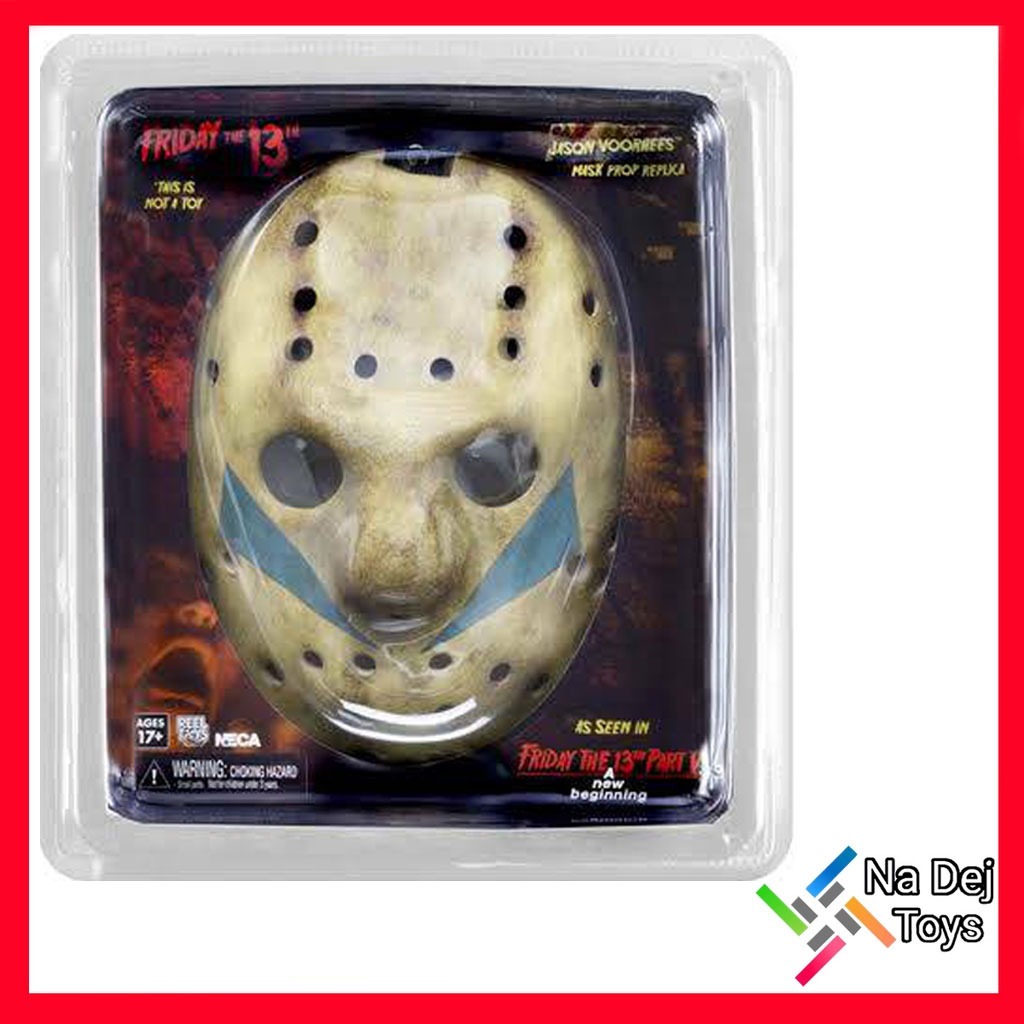 NECA Jason Vorhees Prop Replica Mask (Blue) 1/1 Scale หน้ากาก เจสัน วอร์ฮีส์ (ฟ้า) ขนาด 1/1 สเกล