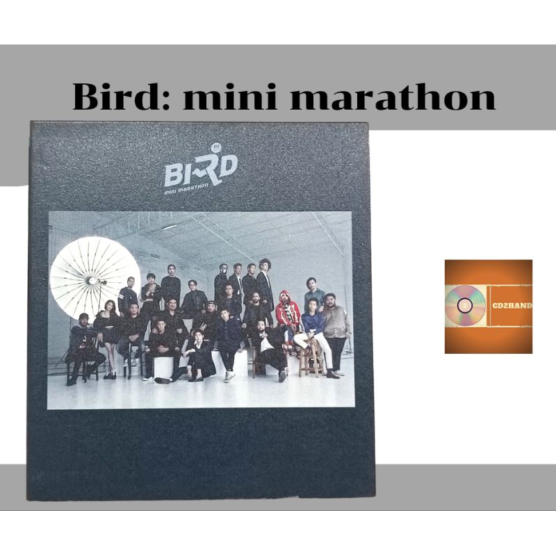 ซีดีเพลง cd อัลบั้มเต็ม ธงไชย แมคอินไตย์ Bird อัลบั้ม mini maratron ร้องกับศิลปินด์อินดี้  atom,stamp  ค่าย gmm