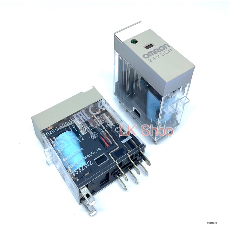 ของแท้ Omron G2R-2-SND(S) DC24V 8 ขา มีไฟ ของใหม่ พร้อมส่ง ✅️