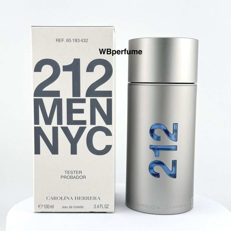 น้ำหอมแท้100% Carolina Herrera 212 Men NYC EDT 100 ml. Tester