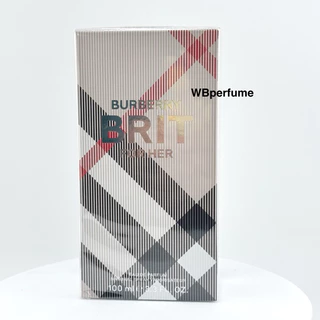 น้ำหอมแท้100% BURBERRY Brit For Her EDP 100ml กล่องซีล