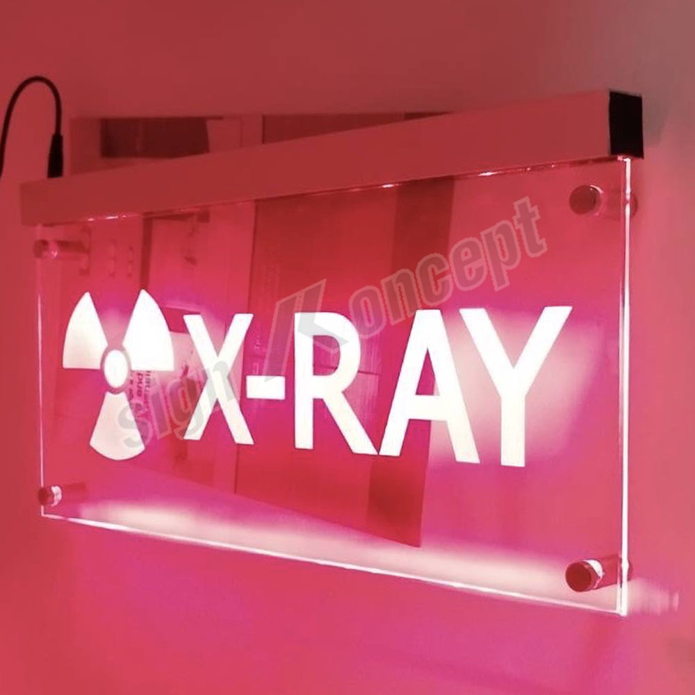 ป้ายไฟ Led หน้าห้อง X-RAY อะคริลิคแบบเรืองแสง HP-012