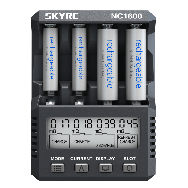 🎉ของแท้ ส่งจากไทย🎉 SKYRC NC1600 ที่ชาร์จถ่าน รางชาร์จถ่าน AA and AAA NiMH NiCD