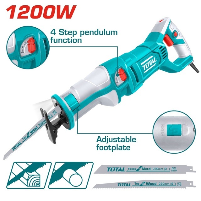 TOTAL เลื่อยชักไฟฟ้า 1200w รุ่น TS1001201