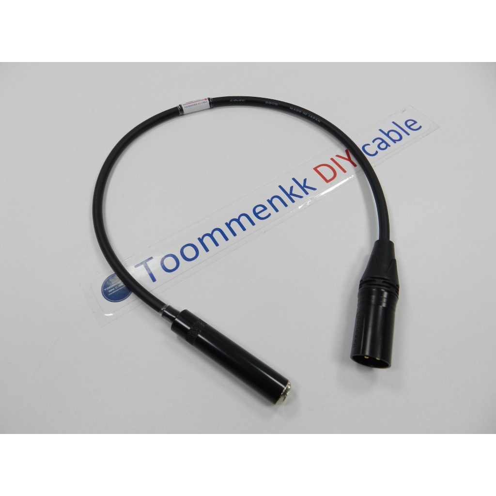 สายสัญญาณเสียงรุ่นกลาง Canare L-4E6S  Balance 6.35 Trs Female to XLR