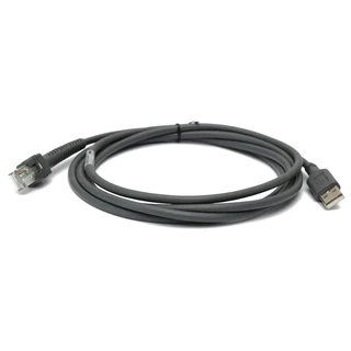 สายเครื่องอ่านบาร์โค้ด USB Cable 2M / 3M for Symbol Zebra Barcode LS1203 LS2208 LS4208 LS4278 DS6708 CBA-U01-S07ZAR