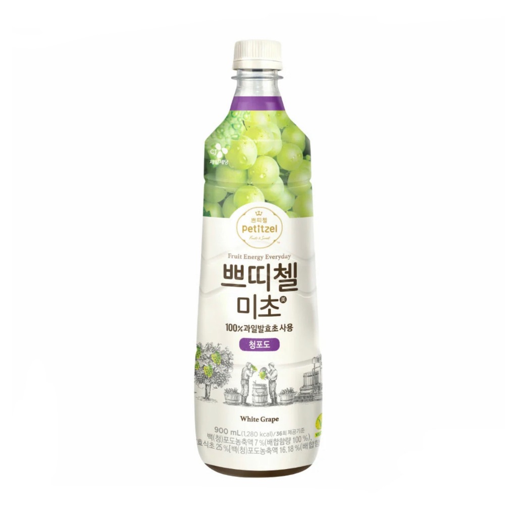 [ของแท้] 쁘띠첼미초 CJ Micho Concentrated White Grape Vinegar Drinks (มิโช เครื่องดื่มน้ำส้มสายชูหมักองุ่