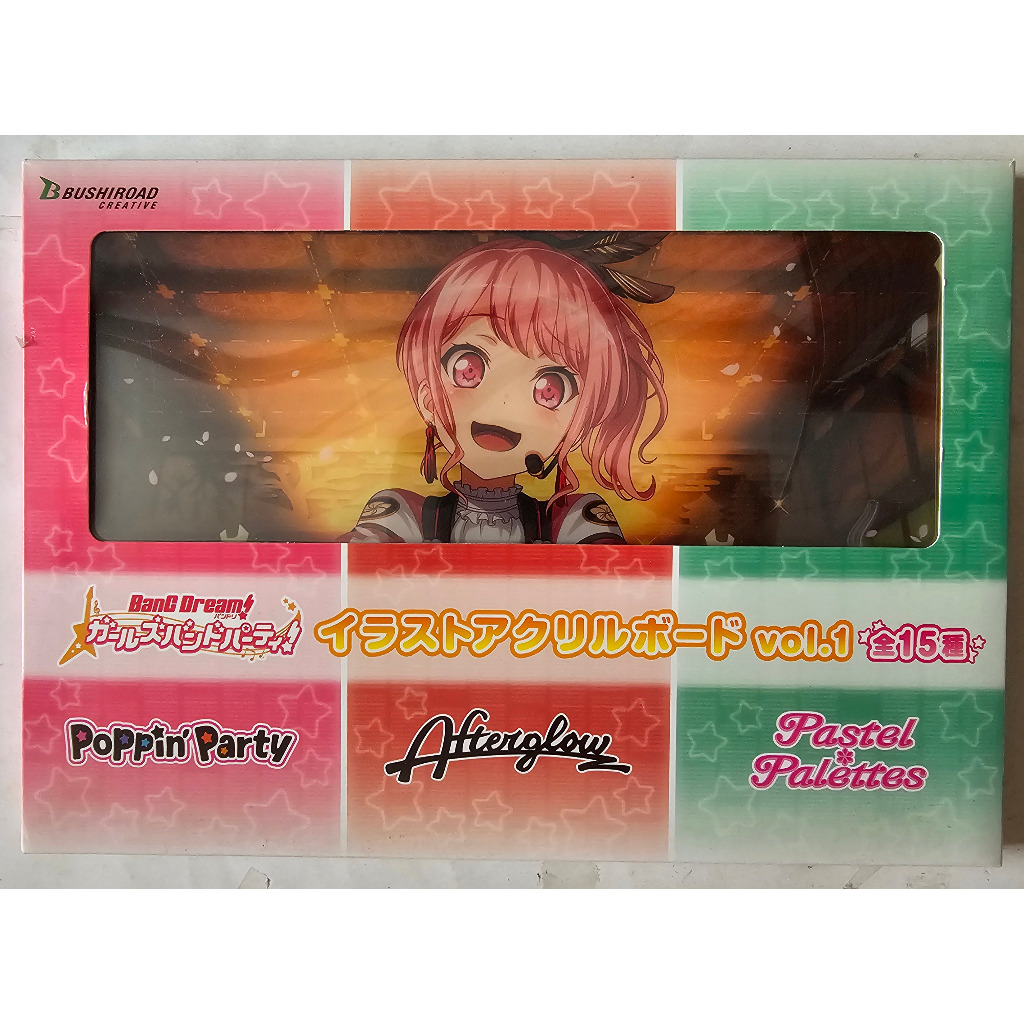 ของสะสมอนิเมะ Bang Dream Girls Band Party Illus AcrylicBoard Aya Maruyama Pastel*Palettes Japan offi