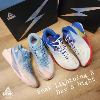 (ลด 50%) PEAK "Lightning X" ET33021A รองเท้าบาสเกตบอล ข้อกลาง พีค นุ่ม ลดแรงกระแทก กระชับและปกป้องข้อเท้าได้ดี