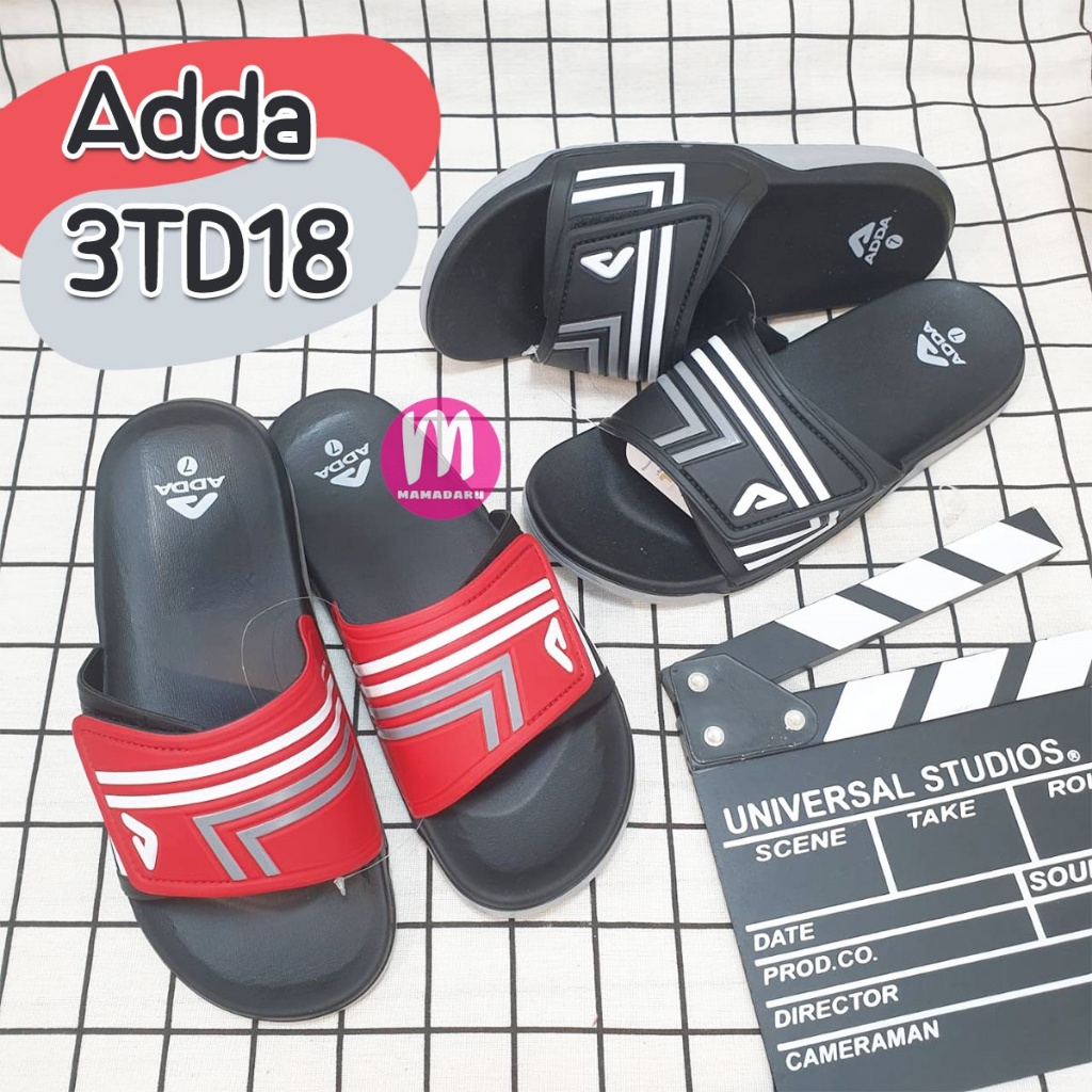 รองเท้าแตะ Adda 3TD18 พื้นทูเท็น 2 ชั้น ปรับสายได้ รองเท้าแอ้ดด้า