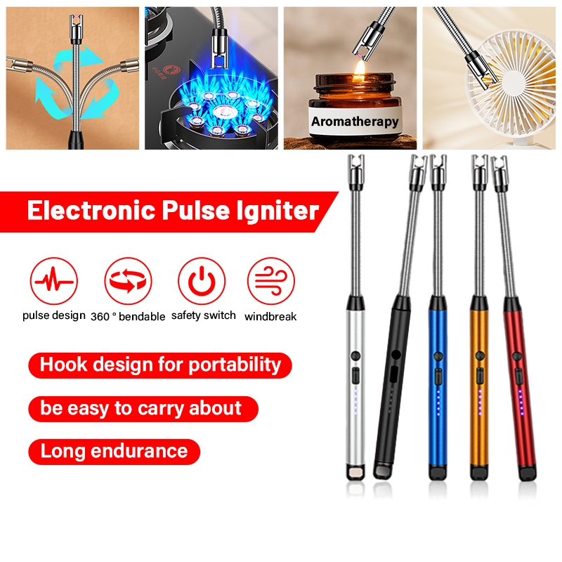 ที่จุดแก๊สไฟฟ้า ปืนยิงแก๊ส ไฟแช็ค ที่จุดไฟ ที่จุดไฟชาร์จได้ ชาร์จ usb Electric Lighter