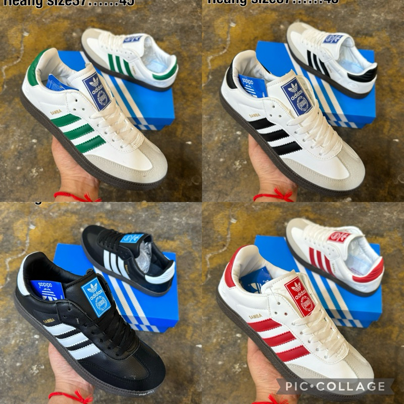 New รองเท้าผ้าใบsamba รุ่นใหม่ของผู้หญิงผู้ชาย37…45 มีของพร้อมส่ง
