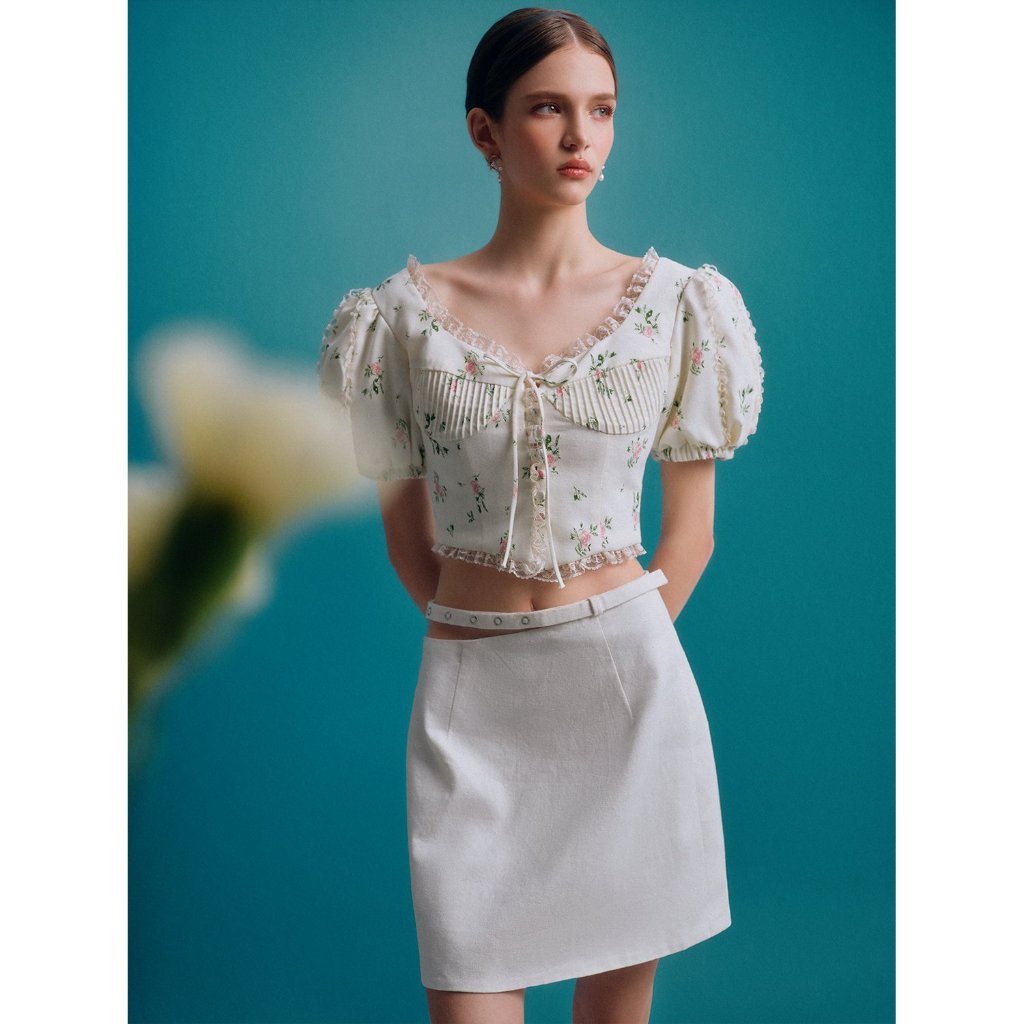 Maven เสื้อ รุ่น Lovyn Flower Top
