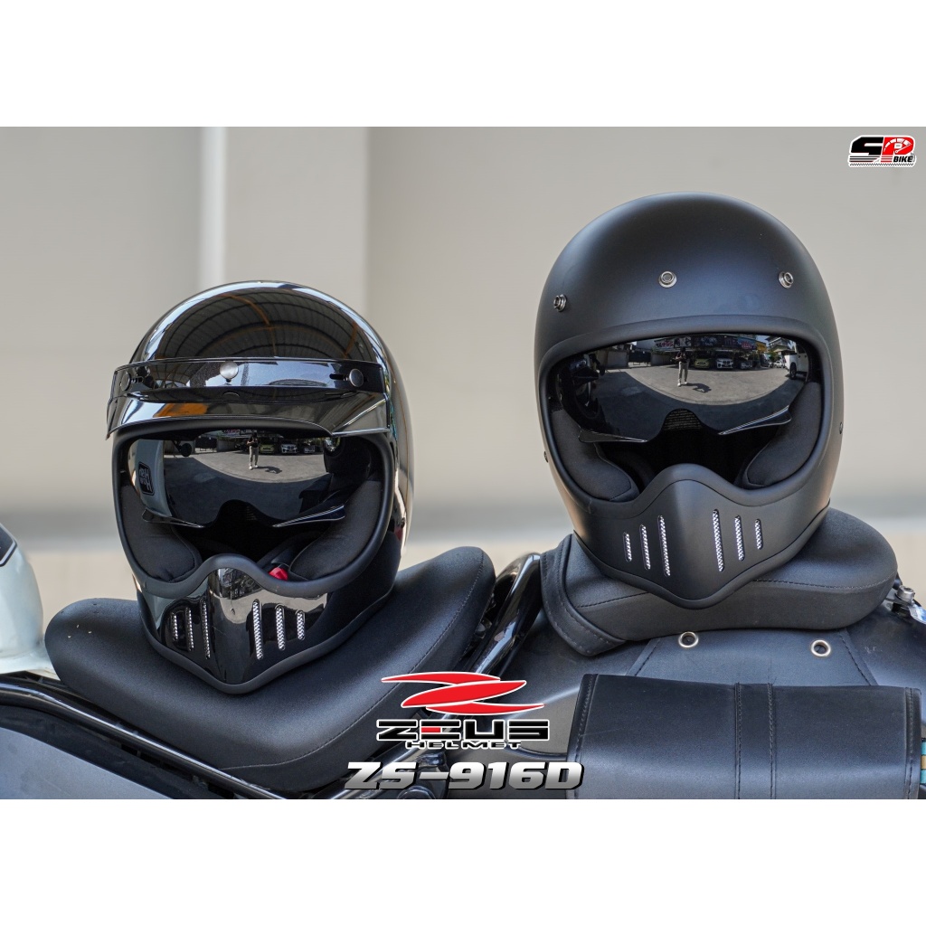 แถมฟรี!! แก๊ปติดหมวก 1 ชิ้น หมวกกันน็อค ZEUS ZS-916D | 5 ลายล่าสุด ส่งไว!!! SP.bike